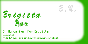 brigitta mor business card